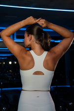 now Matching Seamless short leggings - Ivory white
