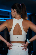 now Matching Seamless short leggings - Ivory white