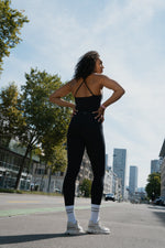 now Matching Airlift bra tank - black