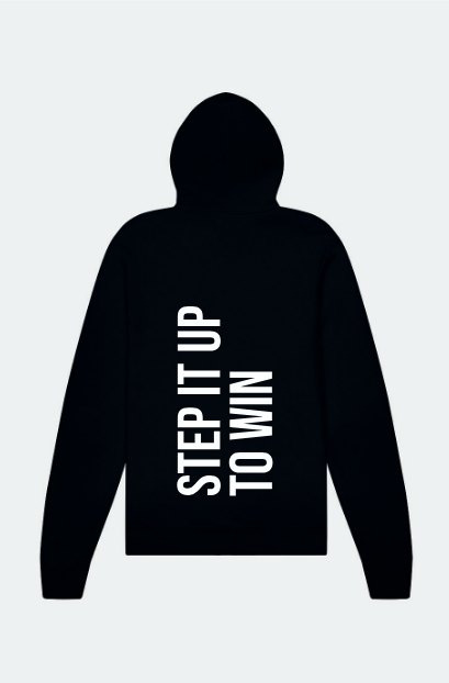 now inside fleece organic hoodie - black