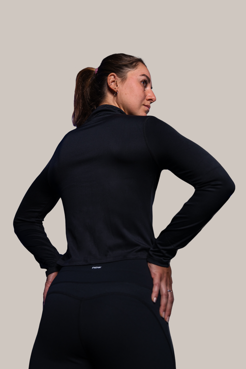 now Corset Full Zip Jacket - black